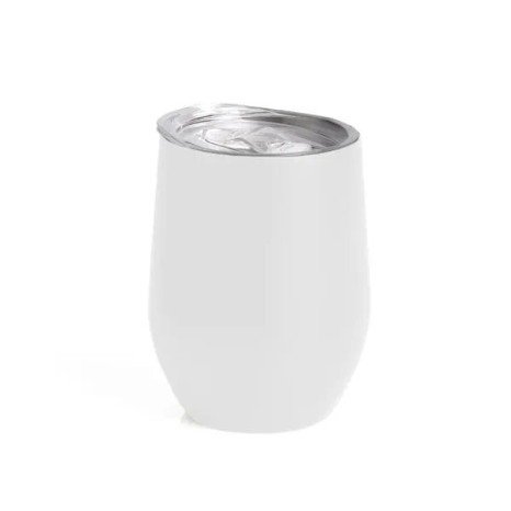 Copo Térmico com Tampa Branco 340 Ml Personalizado