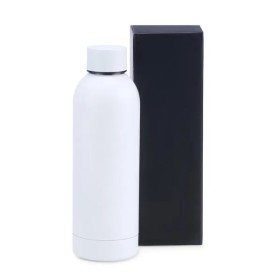 Garrafa em Inox Parede Dupla Branca 500 Ml Personalizado