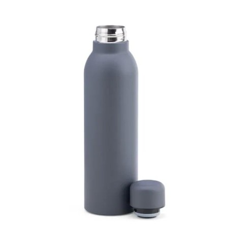 Garrafa em Inox Parede Dupla Cinza 470 Ml Personalizado