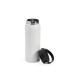 Garrafa Dupla Camada Na Cor Branca 550 Ml Personalizado