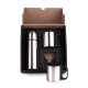 Conjunto de Garrafa e Caneca em Aço Inox 330/180 Ml 3 Pçs Personalizado