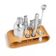 Kit Bar com Base em Bambu 11 Pçs Personalizado