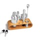 Kit Bar com Base em Bambu 11 Pçs Personalizado