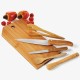 Kit para Bar em Madeira / Bambu Mônaco 6 Pçs Personalizado