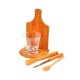 Kit para Caipirinha em Bambu / Madeira Iriza 0,35 L 6 Pçs Personalizado