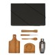 Kit para Caipirinha em Bambu / Madeira 0,35 L 6 Pçs Personalizado