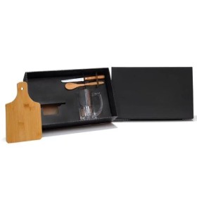 Kit para Caipirinha e Chopp em Bambu / Madeira- 4 Pçs Personalizado