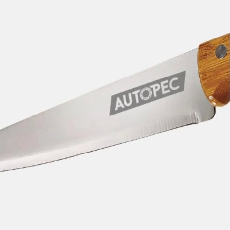 Kit de Facas com Tamanho de 7", 3" e Garfo 3 Pçs Personalizado