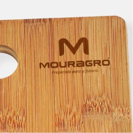 Conjunto para Queijo em Bambu / Madeira / Inox Oregon 6 Pçs Personalizado