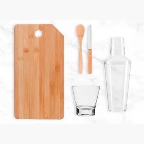 Kit para Caipirinha e Drinks 5 Pçs Personalizado