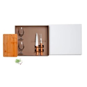 Kit Churrasco com Copos 5 Pçs Personalizado