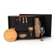 Kit Queijo e Vinho com Espaço para Garrafa 7 Pçs Não Acompanha Garrafa Personalizado