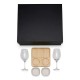Kit para Petisco, Patê e Vinho 5 Pçs Personalizado
