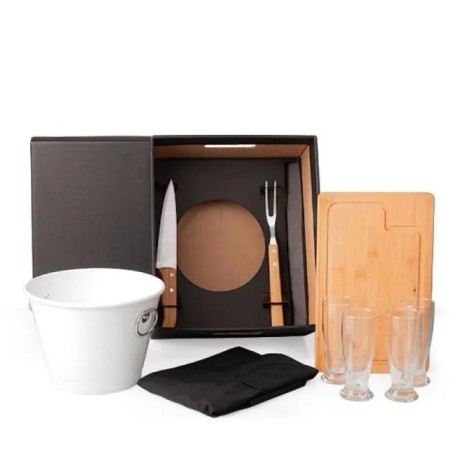 Kit para Churrasco com Balde 9 Pçs Personalizado