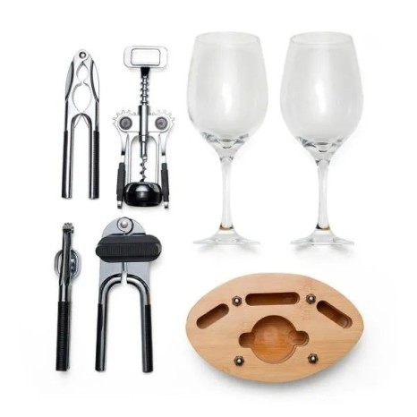 Kit Vinho e Utilidades 7 Pçs Personalizado