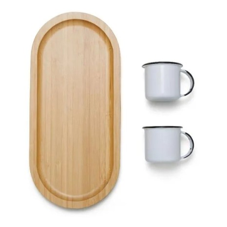 Kit Bandeja e Canecas 3 Pçs Personalizado