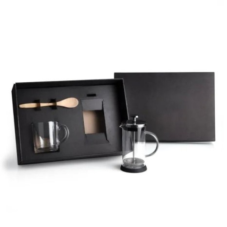 Kit Para Café Com Prensa Francesa 3 Pçs Personalizado