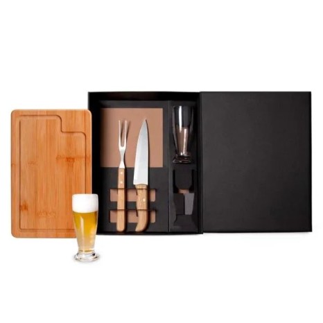 Kit para Churrasco com Copos 5 Pçs Personalizado