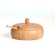 Kit Farinheira e Saleiro em Bambu 3 Pçs Personalizado