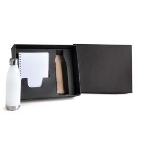 Kit Garrafa e Caderno 2 Pçs Personalizado