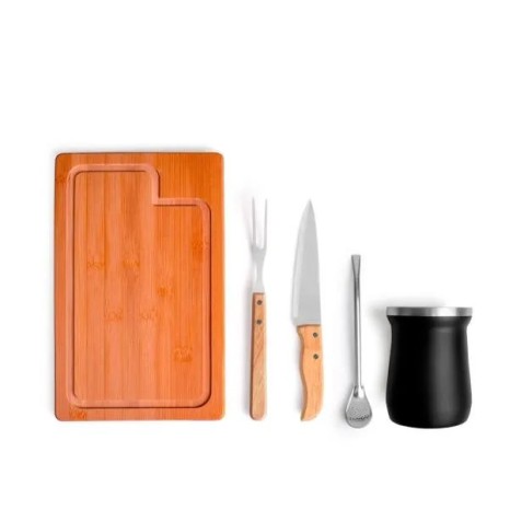 Kit para Churrasco / Chimarrão / Terere 5 Pçs Personalizado