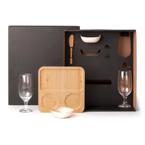 Kit Petisco, Patê e Cerveja 7 Pçs Personalizado