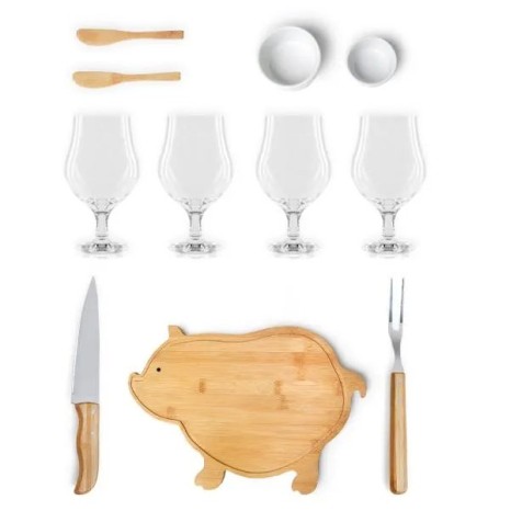 Kit Churrasco, Petisco e Cerveja 11 Pçs Personalizado