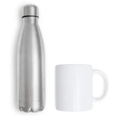 Kit Garrafa e Caneca 2 Pçs Personalizado