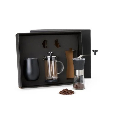 Kit Para Café Com Copo Térmico 3 Pçs Personalizado