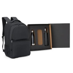 Kit Mochila, Guarda-Chuva e Garrafa 3 Pçs Personalizado