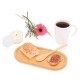 Kit para Café com Vela Aromatizada 4 Pçs Personalizado