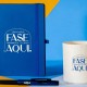 Conjunto Caneca, Caderneta e Caneta 3 Peças Personalizado