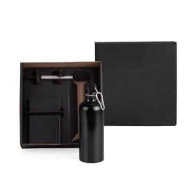 Kit com Squeeze, Caneta e Bloco 3 Pçs Personalizado