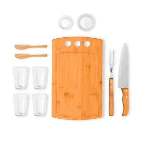 Kit para Churrasco com Copos Americanos 11 Pçs Personalizado