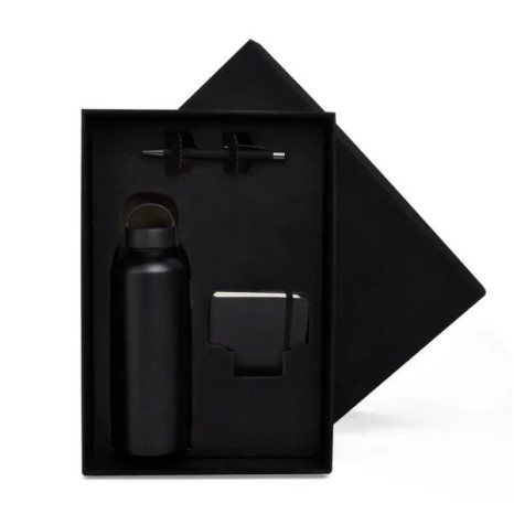 Kit Boas Vindas Preto 3 Pçs Personalizado
