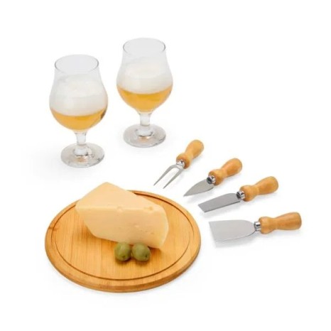 Conjunto para Queijo / Cerveja 7 Pçs Personalizado