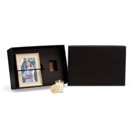 Kit Porta Retrato e Vela Aromática 2 Pçs Personalizado