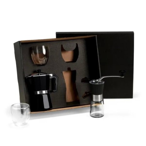 Kit Para Café Com Moedor 4 Pçs Personalizado