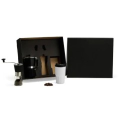 Kit Cafeteira, Moedor E Copo Térmico 3 Pçs Personalizado