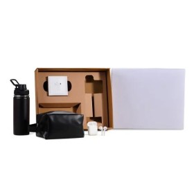 Kit Garrafa, Necessaire e Fone 3 Pçs Personalizado