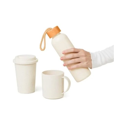 Kit Garrafa, Copo e Caneca 3 Pçs Personalizado
