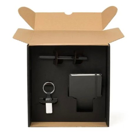 Kit Chaveiro, Caderno e Caneta 3 Pçs Personalizado