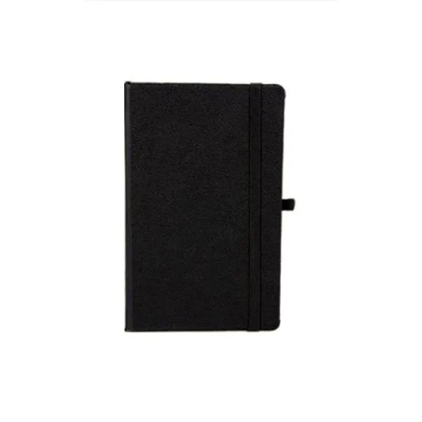 Caderneta com Pauta Preto 12,2X17 cm Personalizada