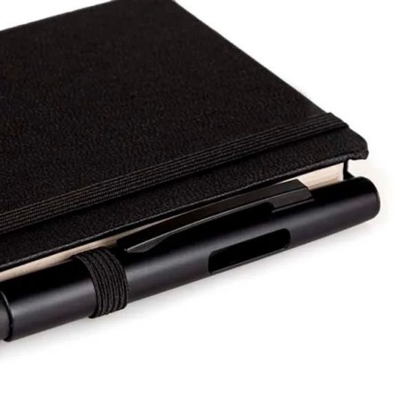 Caderneta com Pauta Preto 12,2X17 cm Personalizada