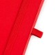 Caderneta com Pauta Vermelho 14X21 cm Personalizada