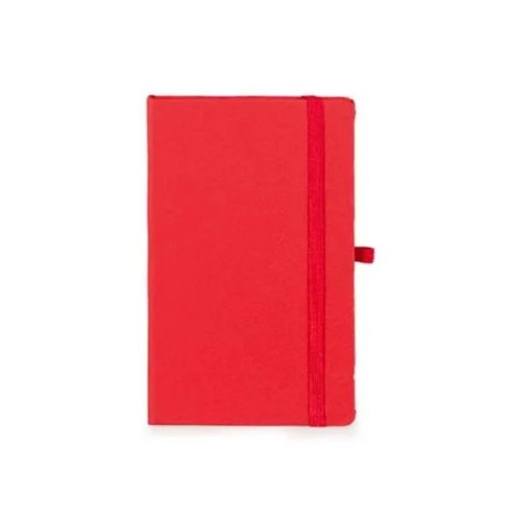 Caderneta Sem Pauta Vermelho 14X21 cm Personalizada