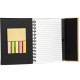 Caderno Espiral com Capa Dura Preto / Bege Personalizado
