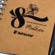 Caderno Espiral com Capa Dura e Caneta Reciclados Personalizado