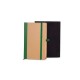 Caderneta Sem Pauta 9,5X15,5 cm Bege/Verde Personalizada