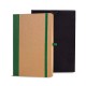 Caderneta Sem Pauta 14X21cm Bege/Verde Personalizada